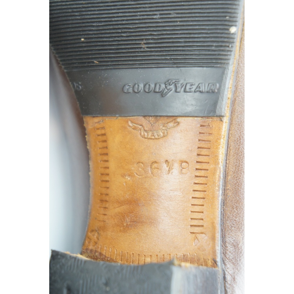 Gucci Horsebit Loafers 36.5 B Brown Leather Web Stripe Vintage Good condition - Picture 7 of 7
